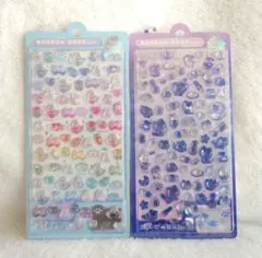 【正規品】ボンボンドロップシール　ミニ　なないろ　よるねこ