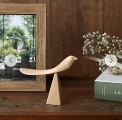 キナリノ　BIRD シューホーン　木製 鳥型 置物 インテリア　靴べら