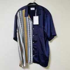 CULLNI 25SS ダブルサテン バイカラー ショートスリーブ シャツ 2