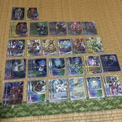 赤青カウンターバイケン デッキ スリーブ パーツ付き 24時間以内発送