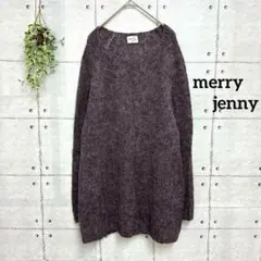 【メリージェニー】merry jenny　プルオーバー　パープル　フリーサイズのサムネイル