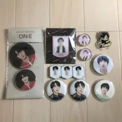 BTS ジン ラキドロ 缶バッジ アクスタ セット