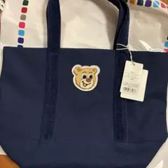 ラブラリーバイフェイラーワッペントートバッグ　 ネイビーＬ（小）