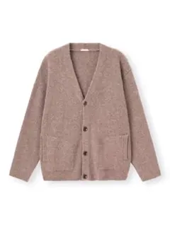 GU ブラッシュドヤーンカーディガン(長袖) オーバーサイズ