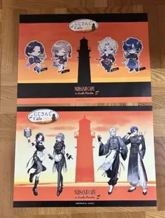 NIJISANJI 甜點樂園 聯名特典 墊板 2件