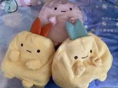 すみっコぐらし みにっコ ハンドパペット3点セット えびふらいあじふらいたぴおか