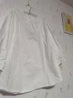 4L コットン五分袖シャツ