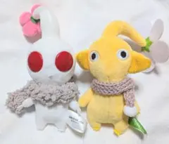 ハンドメイド ピクミン ぬいぐるみ用マフラー マスコット用 マフラー