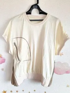 サイドジップ ポケット付き 半袖Tシャツのサムネイル