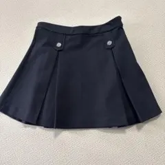 jacadi 黒 プリーツスカート 8A