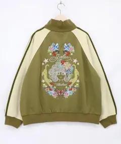スカラー ScoLar 162607：花ネコ刺繍入り半袖ジャケット - メルカリ