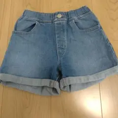 ユニクロ　デニム　ショートパンツ　ハーフパンツ　120 キッズ