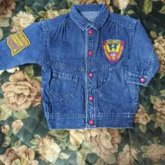 セキュリティパッチ付きデニムジャケット