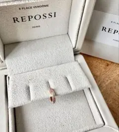 新品＊ REPOSSI レポシ Berbere ピアス ピンクゴールド