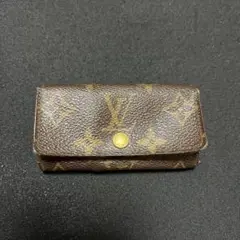 Louis Vuitton ブラウン レザー キーケース