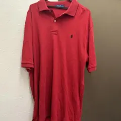 POLO RALPH LAUREN レッド ポロシャツ XLT