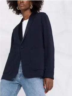 A.P.C. シングルボタン タキシード ブレザー ジャケット　34　レディースのサムネイル