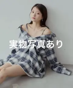 2WAYオーバーチェックシャツ chico