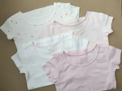 ユニクロ半袖肌着　 4枚セット 100cm