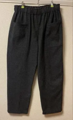 BIG MIKE イージーパンツ Lサイズ グレー系チェック