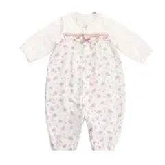 花柄コットンツーウェイ・ドレスオール