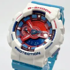 希少 G-SHOCK GA-110GB ホワイト ブルー レッド 【9047】のサムネイル