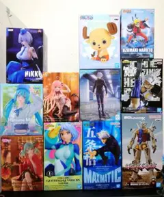 【11個セット】プライズフィギュア　まとめ売り　最新　初音ミク　呪術廻戦など