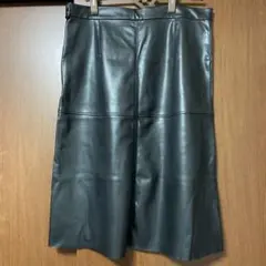 【キズ有】H&M フェイクレザースカート 46Pサイズ