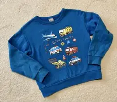 ディラッシュ　裏毛トレーナー 青