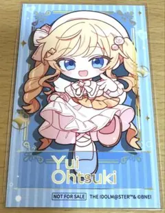 デレマス シンデレラガールズ まねきねこ 特典 フォトカード 大槻唯 2