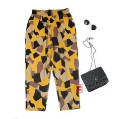 新品❣️コットン ルーム パンツ おうち パンツ ルームウェア イエロー 2XL