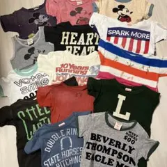 デニムダンガリー　ミッキー　Tシャツ　110 14点　セット　とまとめ