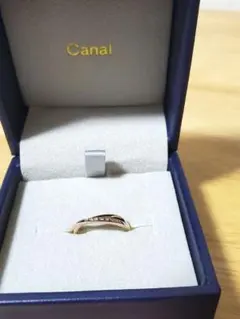 Canal 4℃ K10 リング 9号 ピンクゴールド