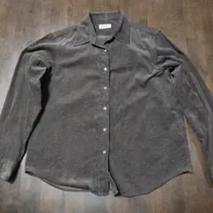 M'GREGOR ダークブラウン コーデュロイシャツ