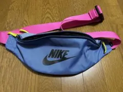 ナイロン ボディバッグ 青とピンク