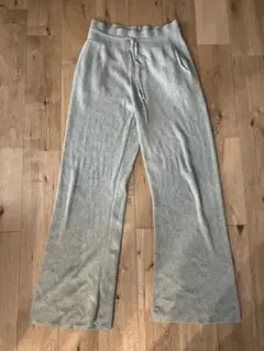 ユニクロ　ウォッシャブルニットリブパンツ