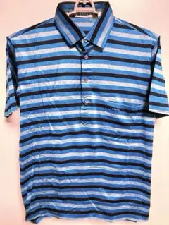 LANVIN 半袖シャツ イタリア製 ストライプ 約Lサイズのサムネイル