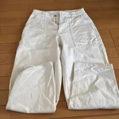 NIKO AND...JEANS ホワイトワークパンツ