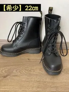 【希少:22㎝】ドクターマーチン　レインブーツ（UK3）