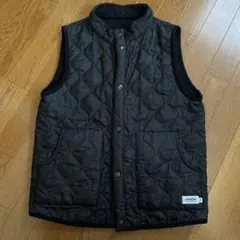 ARMEN ブラック キルティング ベスト サイズ2