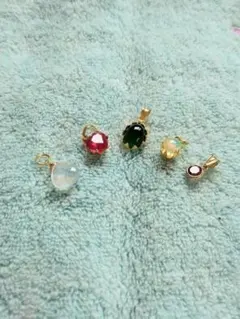 天然石ペンダントトップセット