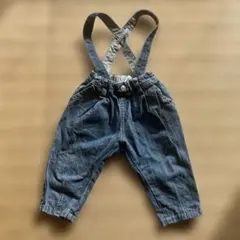 breeze 80 デニム　ベビー サロペット　パンツ