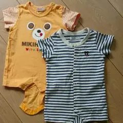 値下げミキハウス ロンパース 70