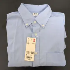 【新品未使用】UNIQLO EFCブロードシャツ S Blue ブルー ユニクロ