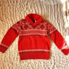 GapKids 赤 ハイネック セーター XL☆150