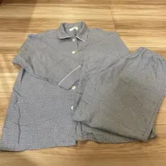 G-HOUSE チェック柄 長袖パジャマ Lサイズ