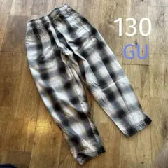 GU シェフパンツ　チェック