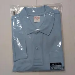 長袖ポロシャツ　 Lサイズ　水色
