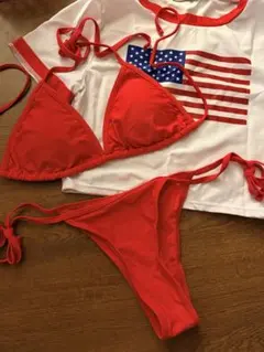 USA アメリカ 国旗デザイン ビキニセット - メルカリ