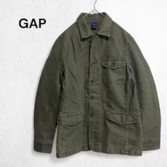 ギャップ ジャケット ミリタリー カバーオール アウター 綿100％ メンズ S
